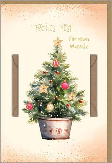  - Weihnachtskollektion - Gutscheine + Geldkarte - KK hoch Geldkarte WH