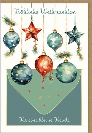  - Weihnachtskollektion - Gutscheine + Geldkarte - KK hoch Geldkarte WH