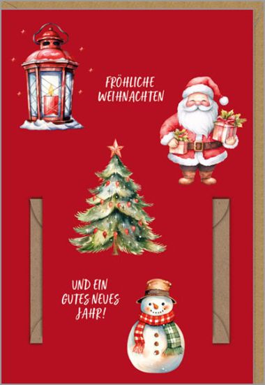  - Weihnachtskollektion - Gutscheine + Geldkarte - KK hoch Geldkarte WH
