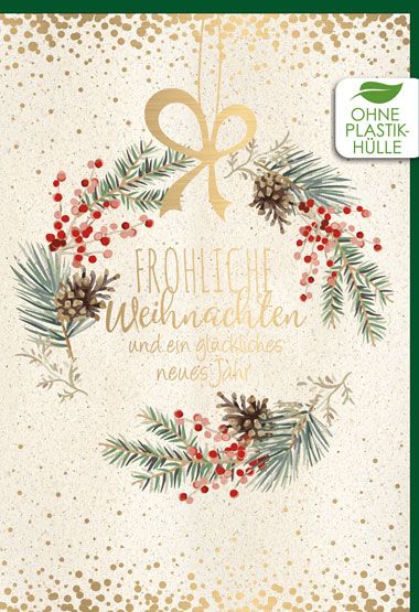  - Weihnachtskollektion - Green Christmas - KK Doppeltext WH