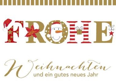  - Weihnachtskollektion - PK Klein - wfa PK Doppeltext quer