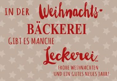  - Weihnachtskollektion - PK Klein - wfa PK Doppeltext quer