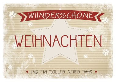  - Weihnachtskollektion - PK Klein - wfa PK Doppeltext quer