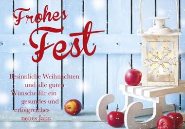  - Weihnachtskollektion - PK Klein - wfa PK Doppeltext quer