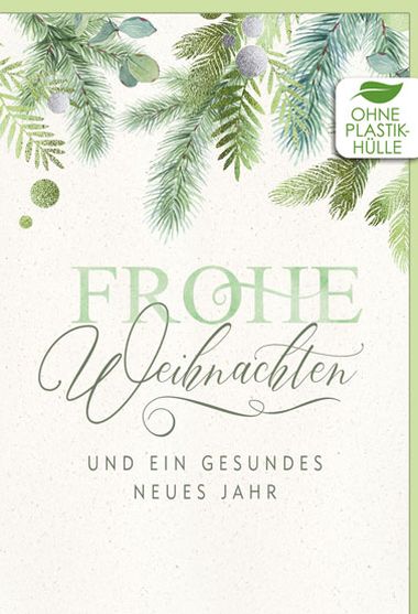  - Weihnachtskollektion - Green Christmas - KK Doppeltext WH