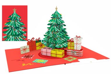  - Weihnachtskollektion - Kirigami WH - KK hoch Blanco WH