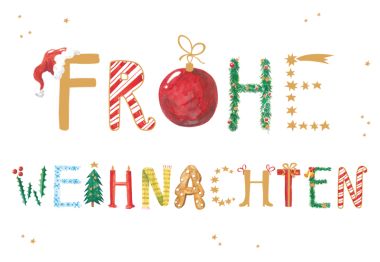  - Weihnachtskollektion - Green Karma X-Mas Klappkarten - wfa KK Weihnachten quer