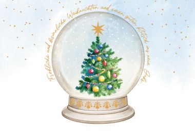  - Weihnachtskollektion - Green Karma X-Mas Klappkarten - wfa KK Weihnachten quer
