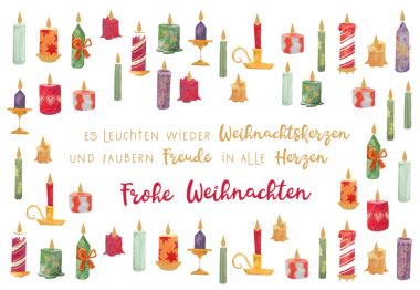  - Weihnachtskollektion - Green Karma X-Mas Klappkarten - wfa KK Weihnachten quer