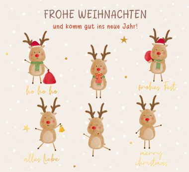  - Weihnachtskollektion - Green Moments Xmas - KK Doppeltext Quadro