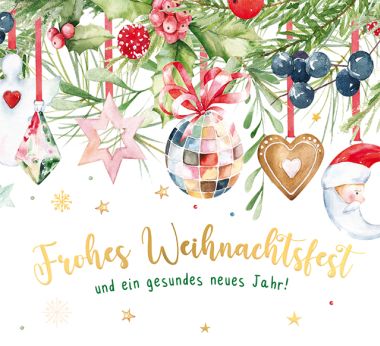  - Weihnachtskollektion - Green Moments Xmas - KK Doppeltext Quadro