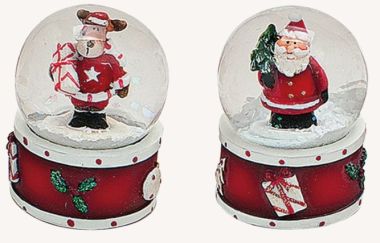  - Weihnachtskollektion - Merchandise WH - Schneekugel Weihnachten aus Poly, Glas