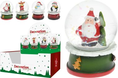  - Weihnachtskollektion - Merchandise WH - Schneekugel mit Weihnachtsfiguren Poly