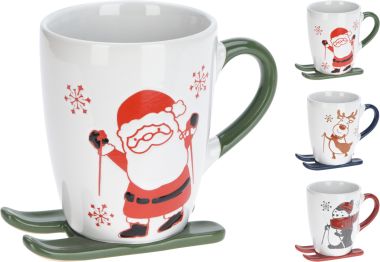 - Weihnachtskollektion - Merchandise WH - wfa Becher auf Ski