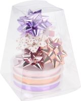 Geschenkband Set weiss/pink