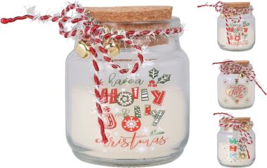  - Weihnachtskollektion - Merchandise WH - wfa Weihnachtskerze im Glas