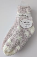 Kuschelsocken Lila "Sterne"