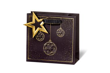  - Weihnachtskollektion - Geschenktaschen klein - Geschenktasche X-MAS Gold