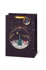 Geschenktasche Winter Village