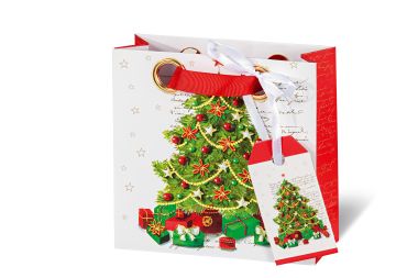  - Weihnachtskollektion - Geschenktaschen klein - Geschenktasche Weihnachtsbaum