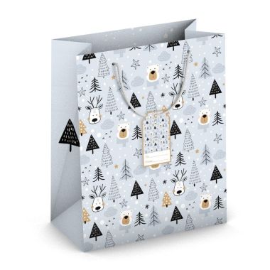  - Weihnachtskollektion - Geschenktaschen gross - wfa Geschenktasche Winterwald Gross