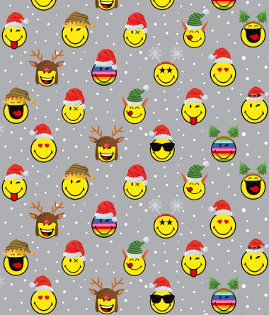  - Weihnachtskollektion - Geschenkpapierrollen - Geschenkpapier WH Smiley