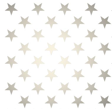  - Weihnachtskollektion - Geschenkpapierrollen - wfa Geschenkpapier Stars silber
