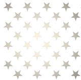 wfa Geschenkpapier Stars silber