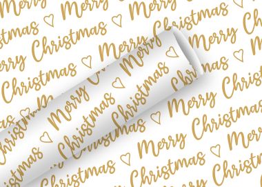  - Weihnachtskollektion - Geschenkpapierrollen - wfa Geschenkpapier Merry Christmas