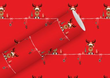  - Weihnachtskollektion - Geschenkpapierrollen - Geschenkpapier Little Rudy