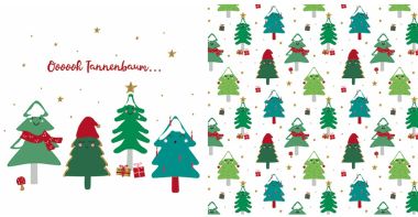  - Weihnachtskollektion - Servietten WH - Cocktail Servietten Weihnachten