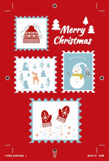  - Weihnachtskollektion - Sticker WH - Sticker XMAS Briefmarken