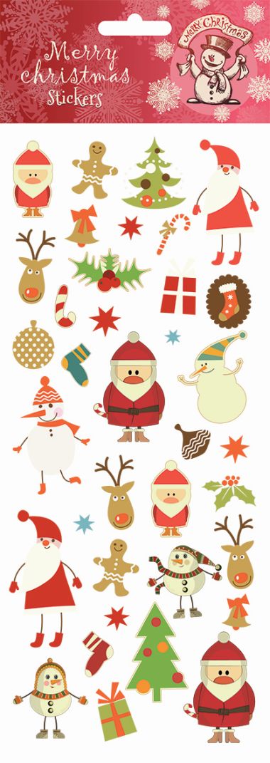  - Weihnachtskollektion - Sticker WH - wfa Sticker XMAS Modern Cute