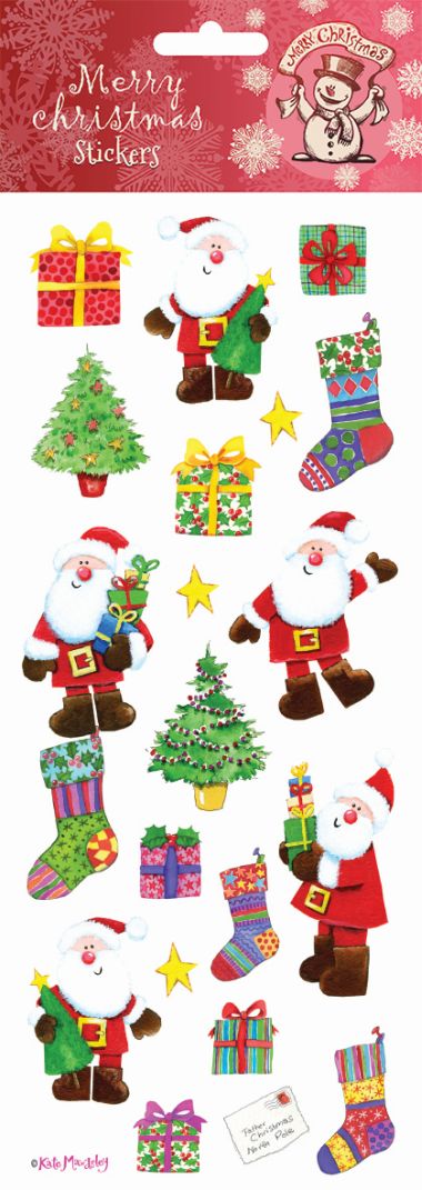  - Weihnachtskollektion - Sticker WH - wfa Sticker XMAS Santa Cute