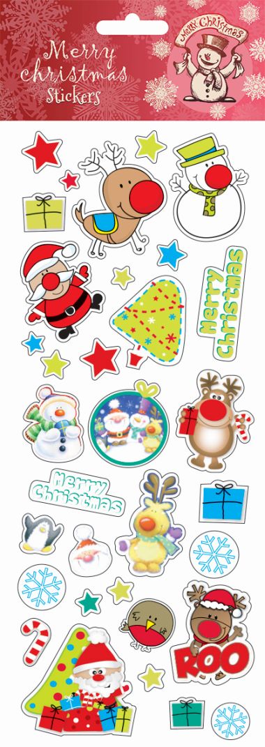  - Weihnachtskollektion - Sticker WH - wfa Sticker XMAS Cute