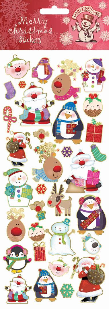  - Weihnachtskollektion - Sticker WH - wfa Sticker XMAS Santa's Helpers