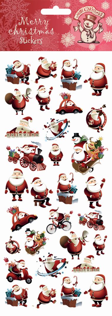  - Weihnachtskollektion - Sticker WH - wfa Sticker XMAS Santa Surprise