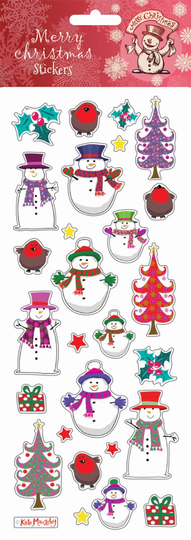  - Weihnachtskollektion - Sticker WH - wfa Sticker XMAS Snowman