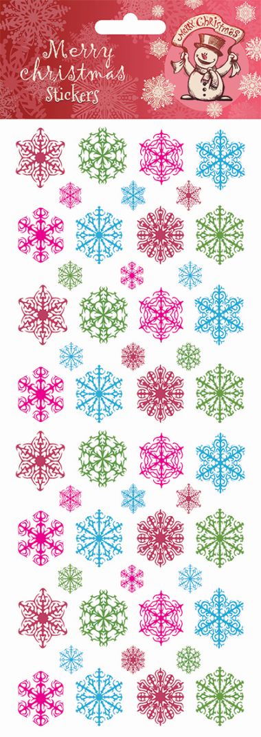  - Weihnachtskollektion - Sticker WH - wfa Sticker XMAS Snowflakes