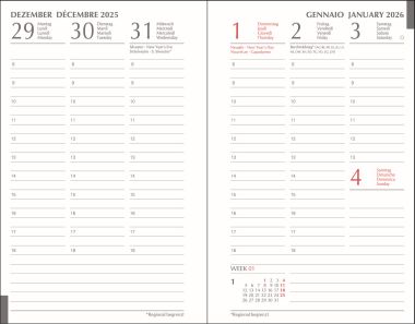  - Agenden / Booklets - Agenden/Planer - Retime Regular ohne Gummizug Violett