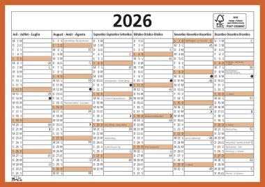  - Agenden / Booklets - Agenden/Planer - Waschküchenkalender A5