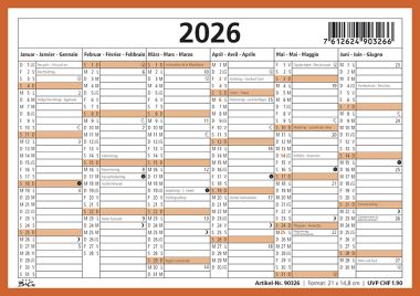 Waschküchenkalender A5