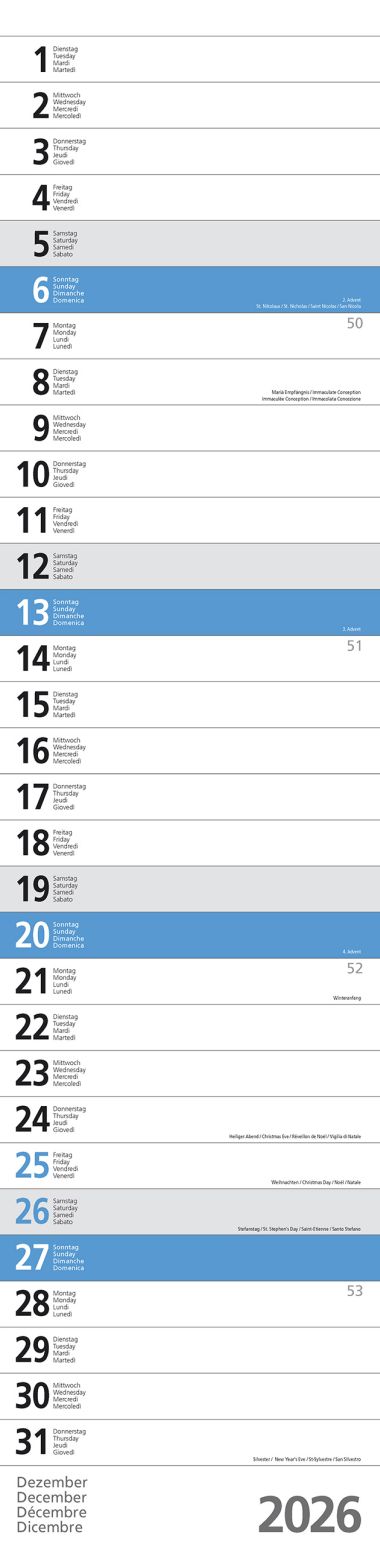  - Kalender - Office Kalender - XXL Planer