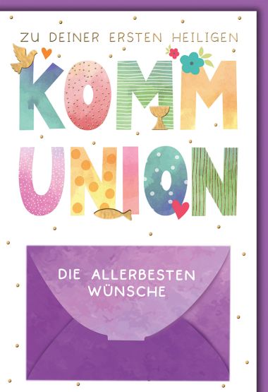  - Saison-Kollektion - Kommunion Geldkarte - Kommunion Geldkarte