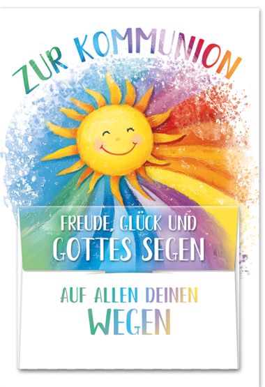  - Saison-Kollektion - Kommunion Geldkarte - Kommunion Geldkarte