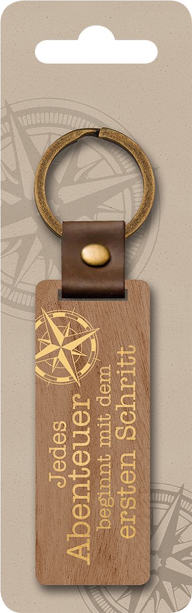  - Geschenkartikel Allgemein - Schlüsselanhänger - Schlüsselanhänger aus Holz