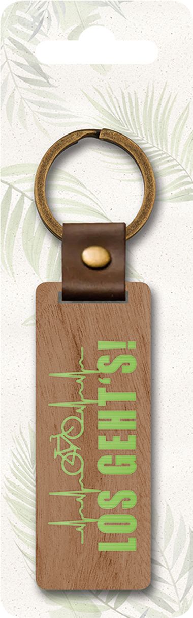 - Geschenkartikel Allgemein - Schlüsselanhänger - Schlüsselanhänger aus Holz