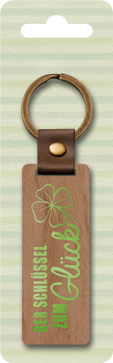  - Geschenkartikel Allgemein - Schlüsselanhänger - Schlüsselanhänger aus Holz