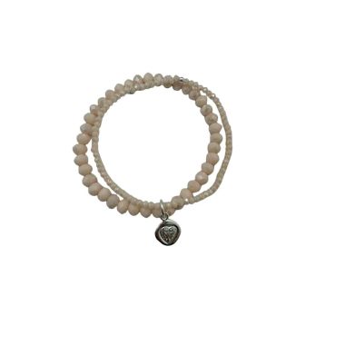  - Andreani Schmuck - Armbänder - Armband aus Glas m versilbertem Anhänger