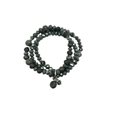  - Andreani Schmuck - Armbänder - Armband aus Glas und echten Steinen